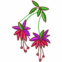 Flowers Embroidery Design 8